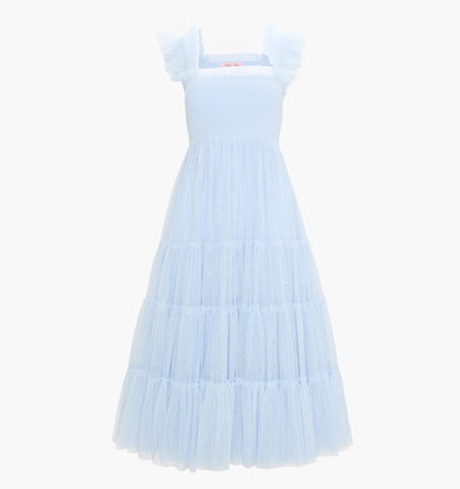 The Maternity Tulle Ellie Nap Dress - Powder Blue