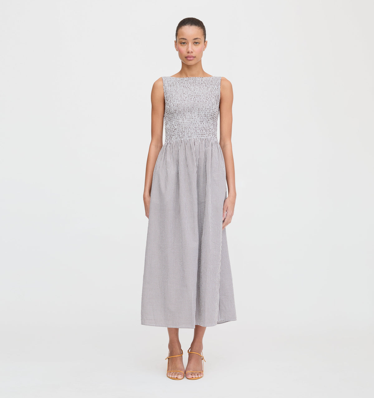 The Cosima Nap Dress - Chocolate Gingham