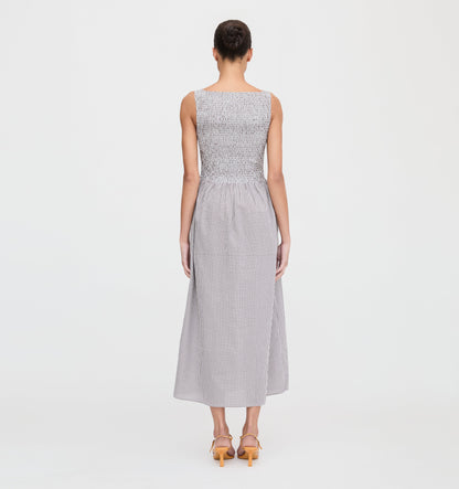 The Cosima Nap Dress - Chocolate Gingham
