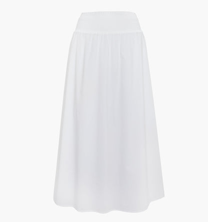 The Delphine Nap Skirt - White