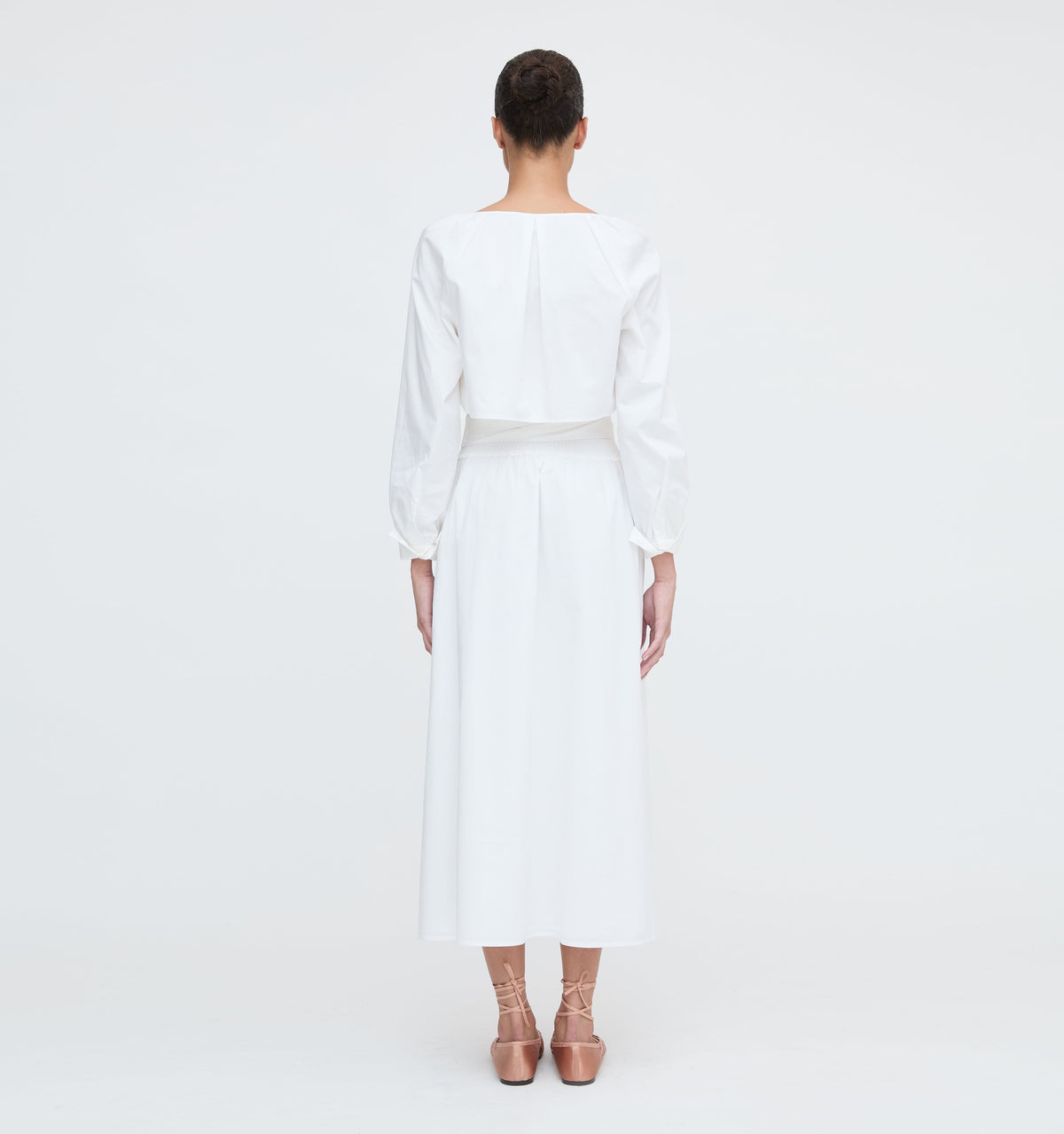 The Delphine Nap Skirt - White