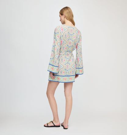 The Doris Mini Tunic - Sea Scroll