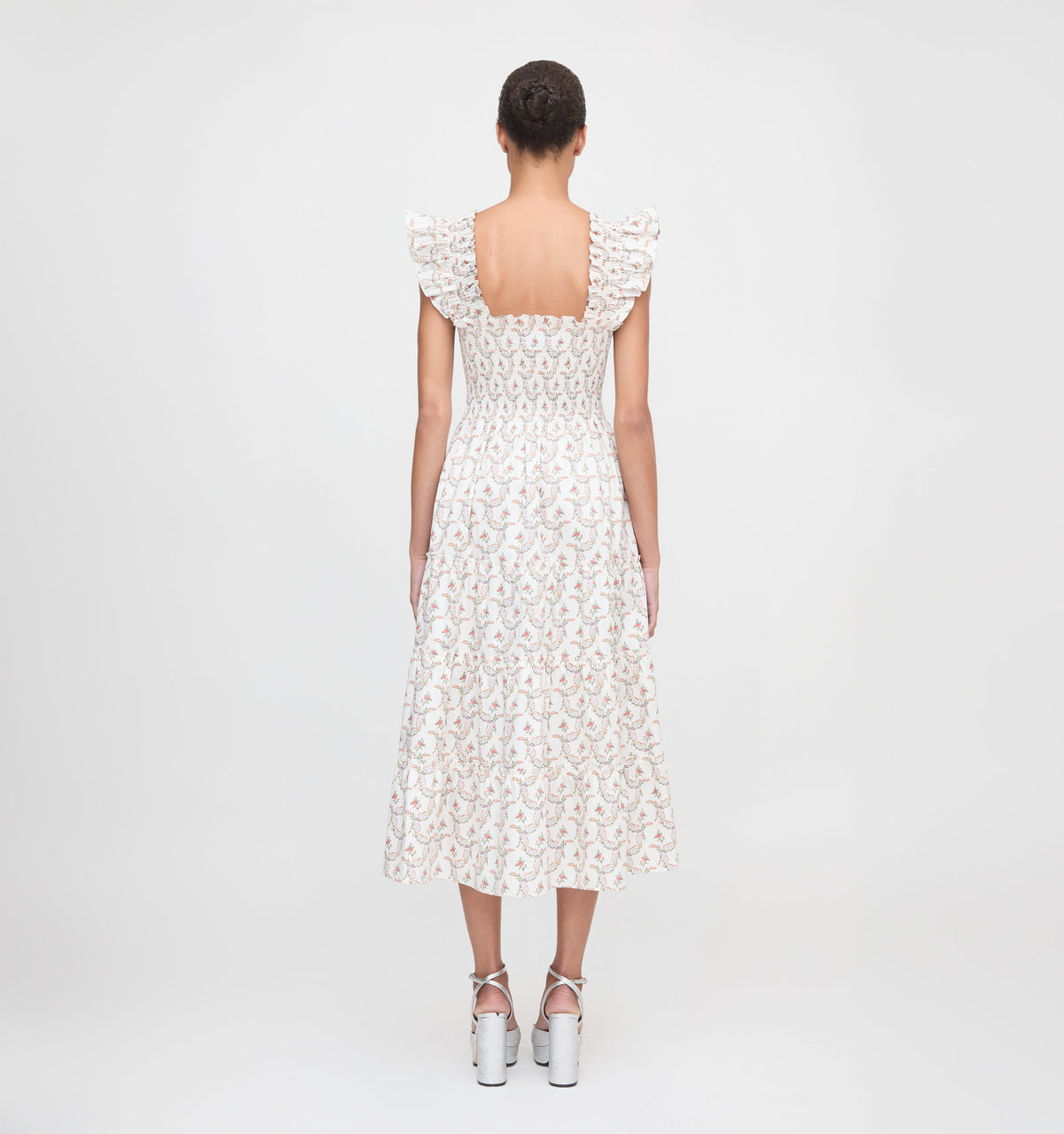 The Ellie Nap Dress - Pink Ribbon Rose Ikat