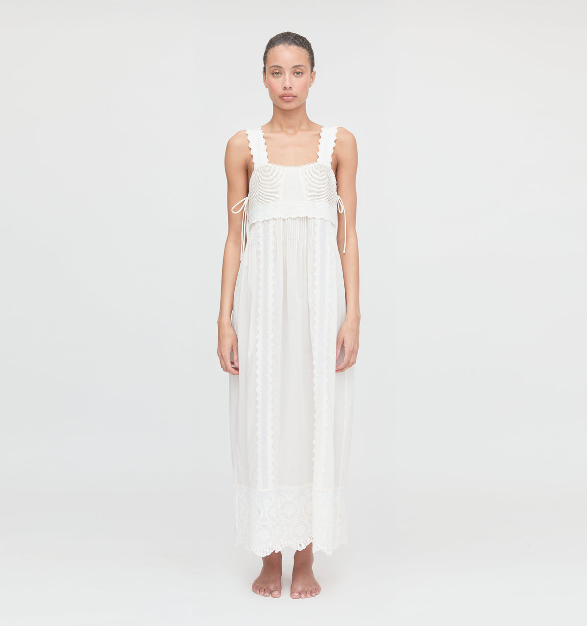 The Lux Nightgown - Soft Ivory