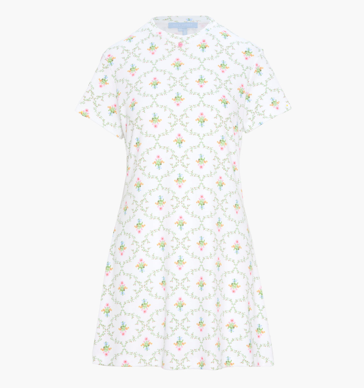 The Maggie Nightgown - Pastel Trellis