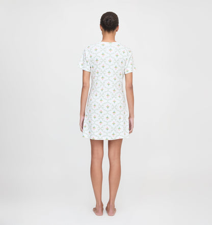 The Maggie Nightgown - Pastel Trellis
