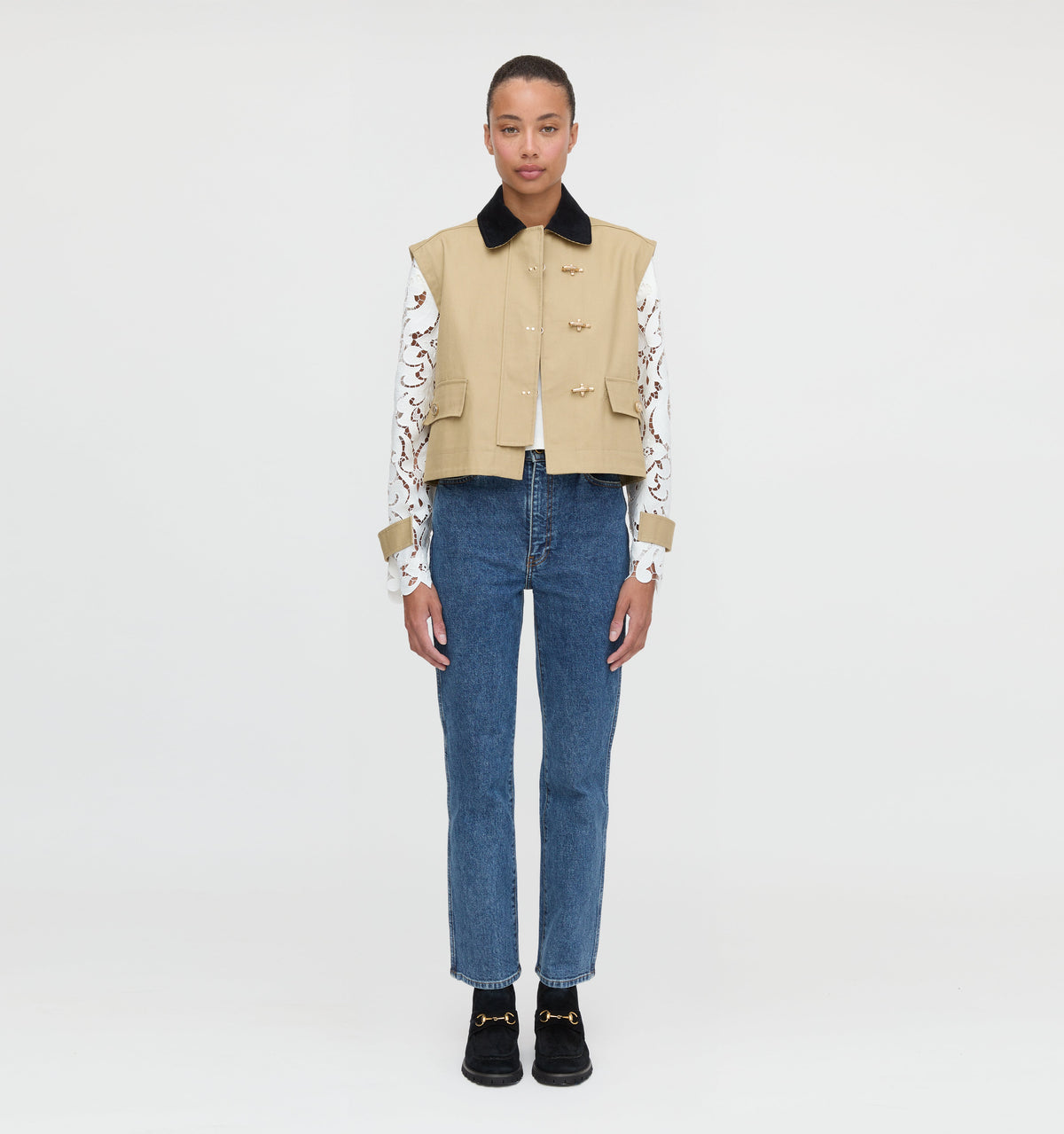 The Clarisse Jacket - Khaki Canvas