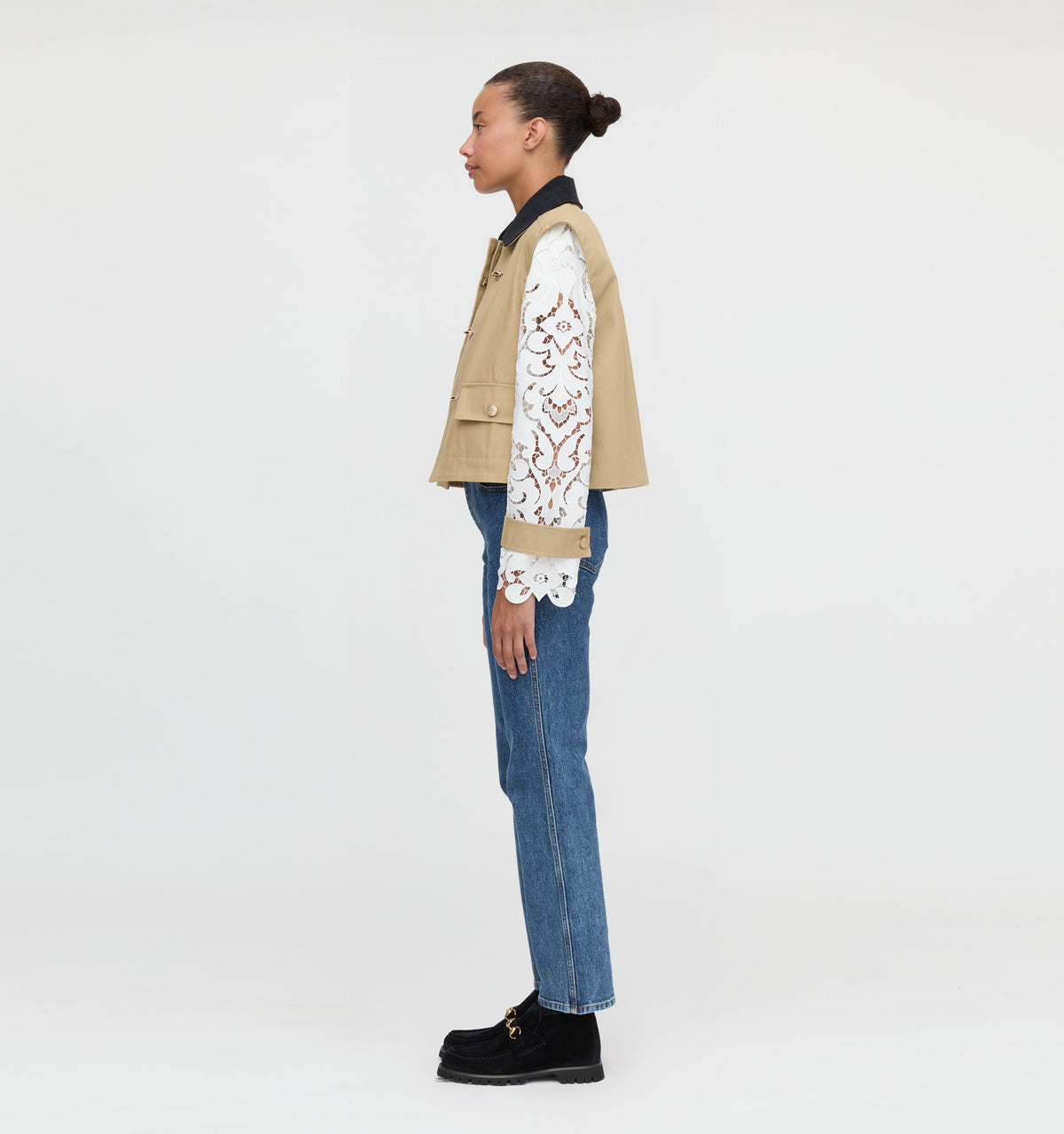 The Clarisse Jacket - Khaki Canvas