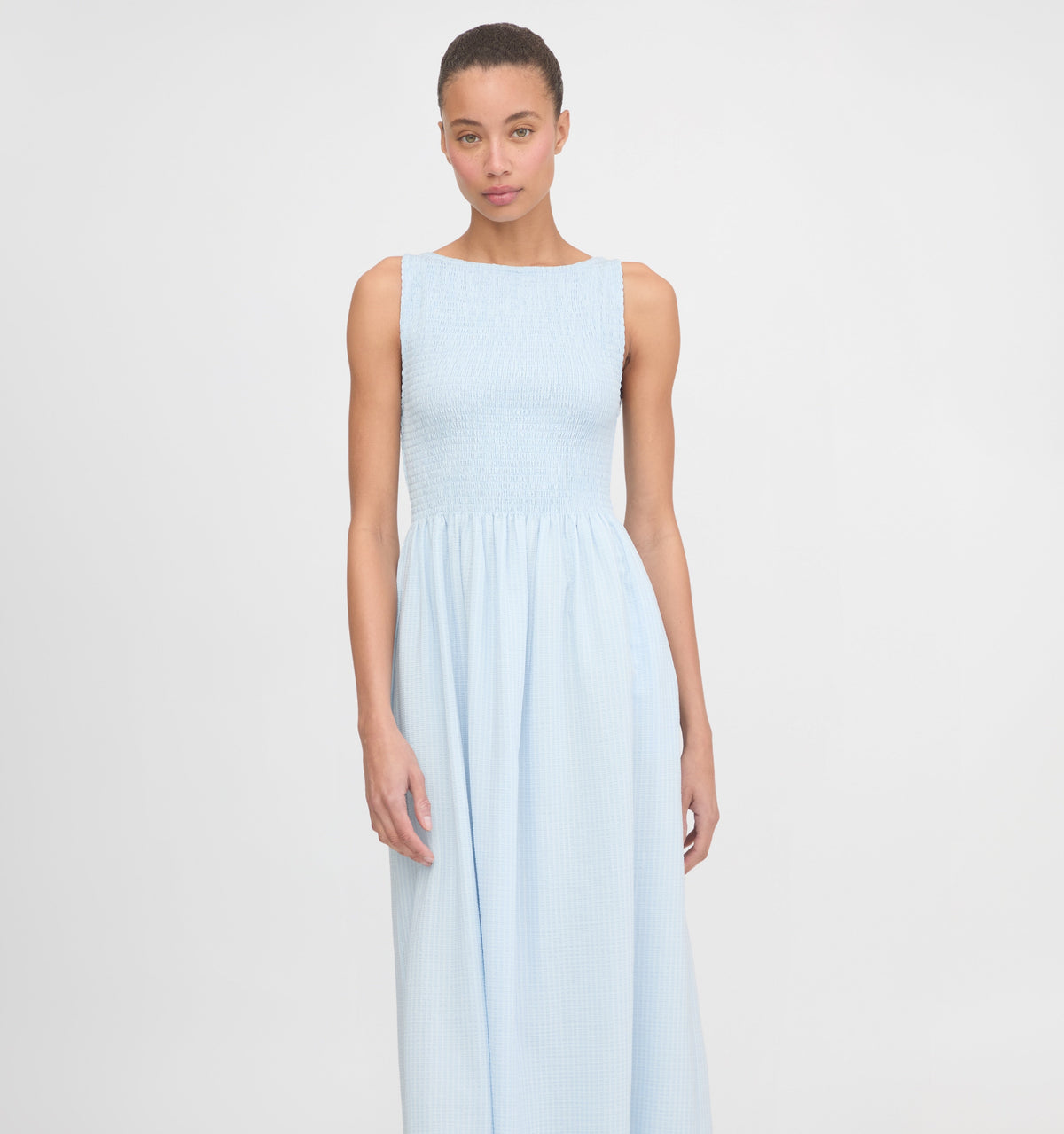 The Cosima Nap Dress - Pale Blue