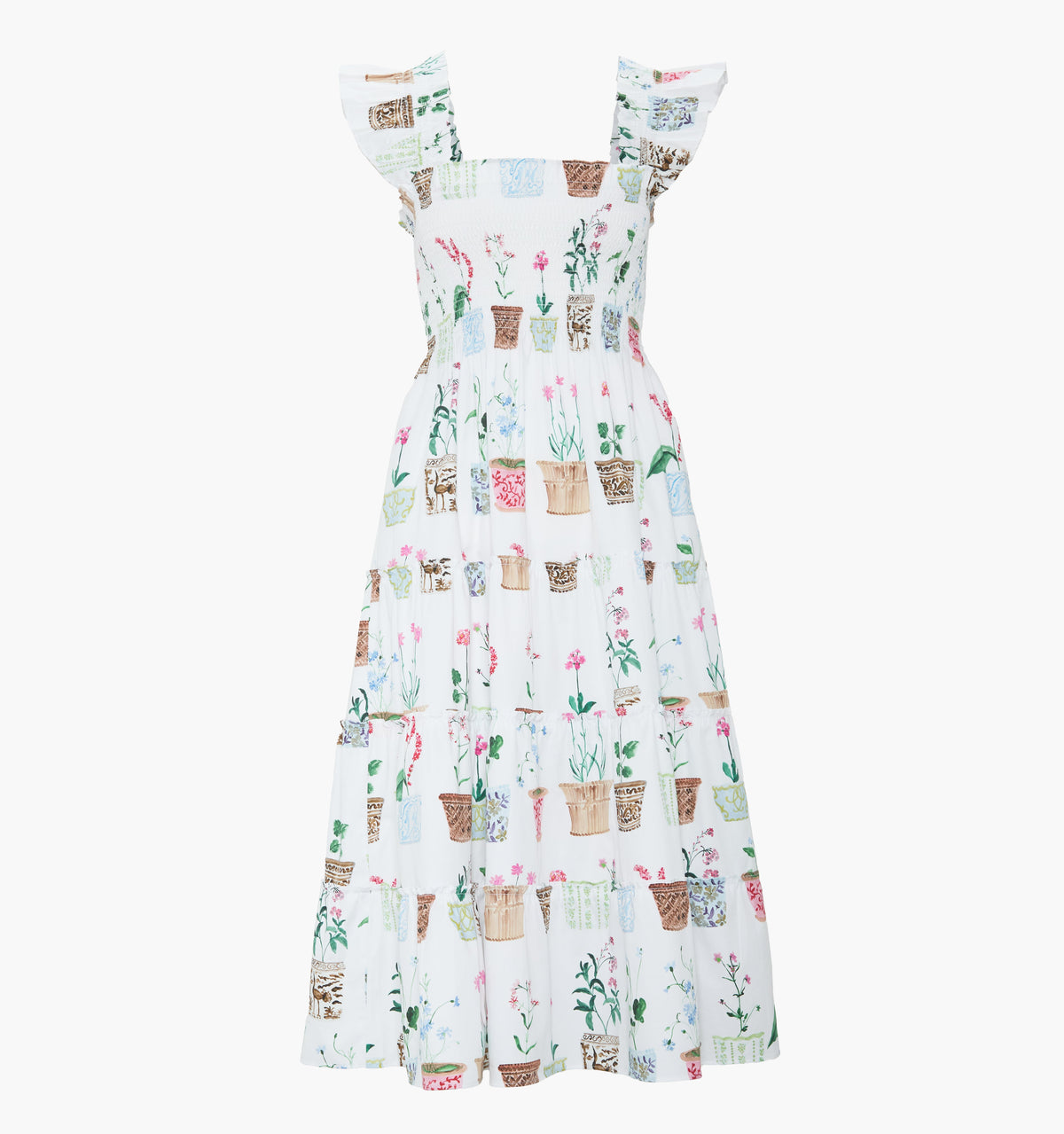The Ellie Nap Dress - Flower Pots
