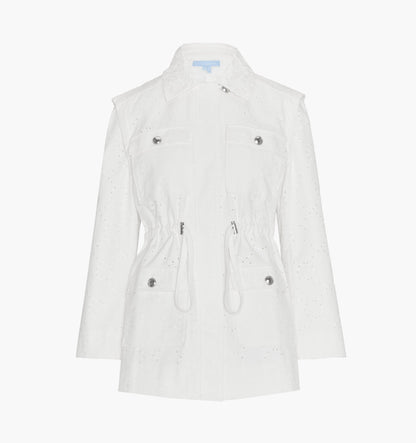 The Gillian Jacket - Ivory Eyelet