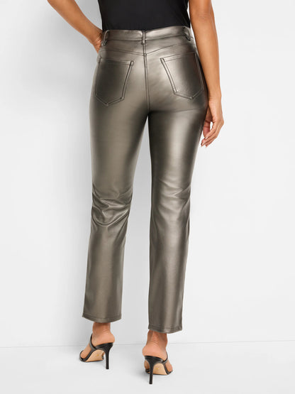 Daytrip Metallic Faux Leather Ankle Pant