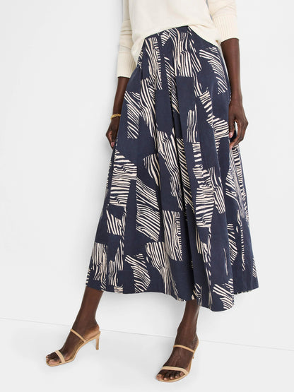 Zebra Stripe Skirt