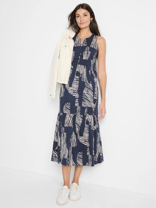 Zebra Stripe Cece Dress