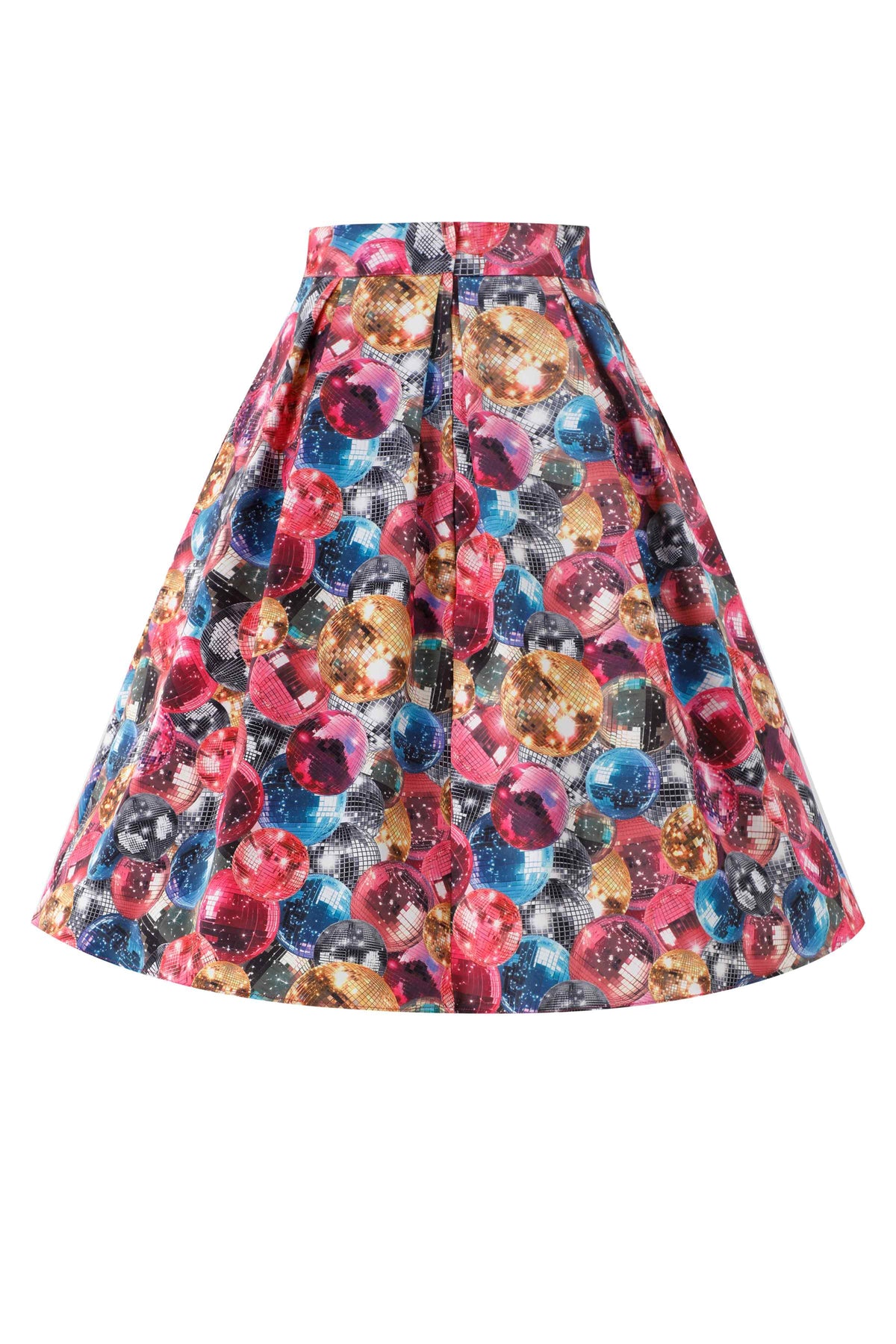Aisley Disco Ball Pleated Midi Skirt