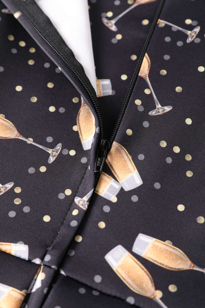 Amanda Champagne Swing Dress