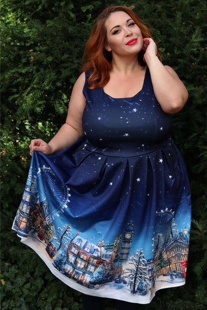 Amanda London Winter Swing Dress