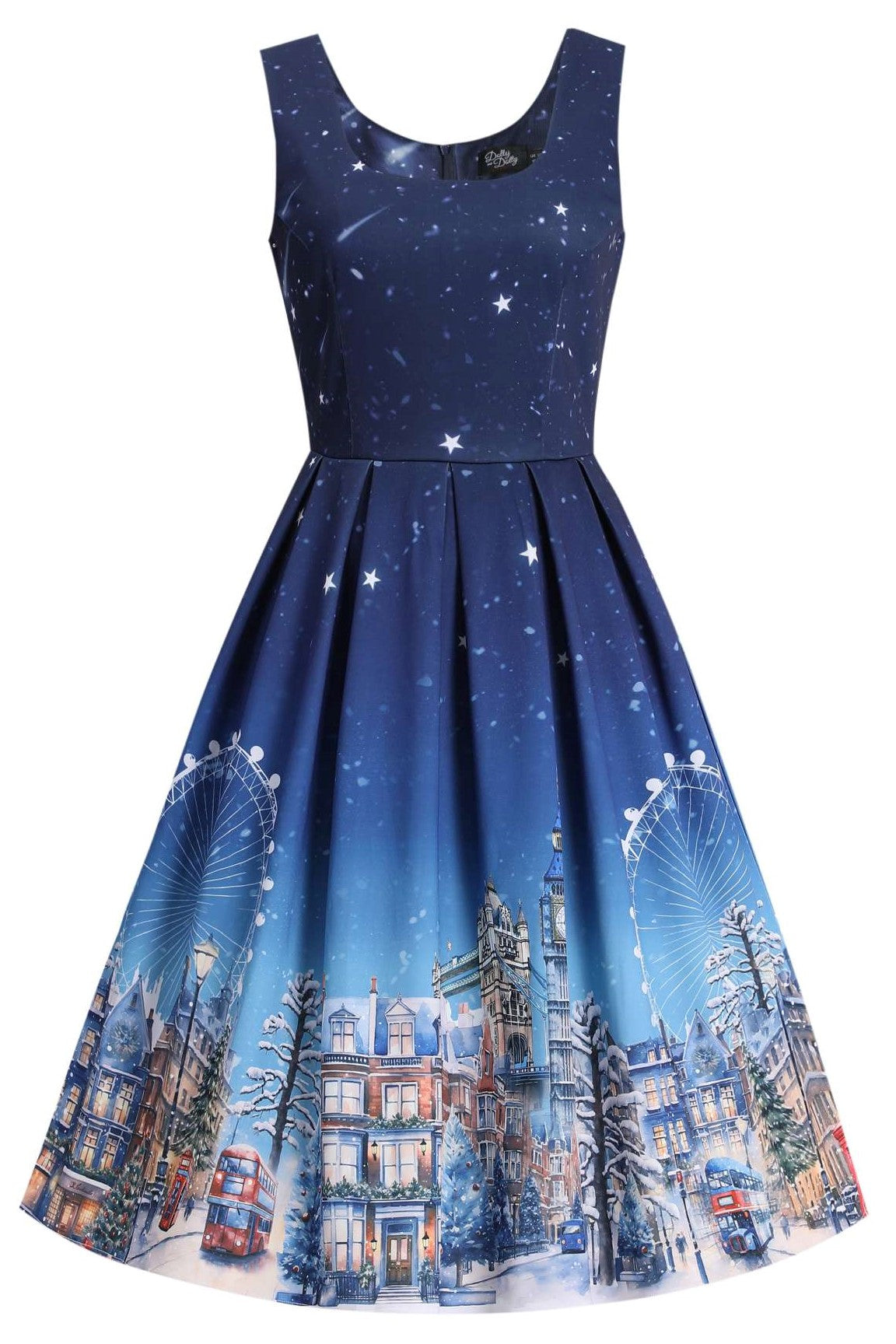 Amanda London Winter Swing Dress