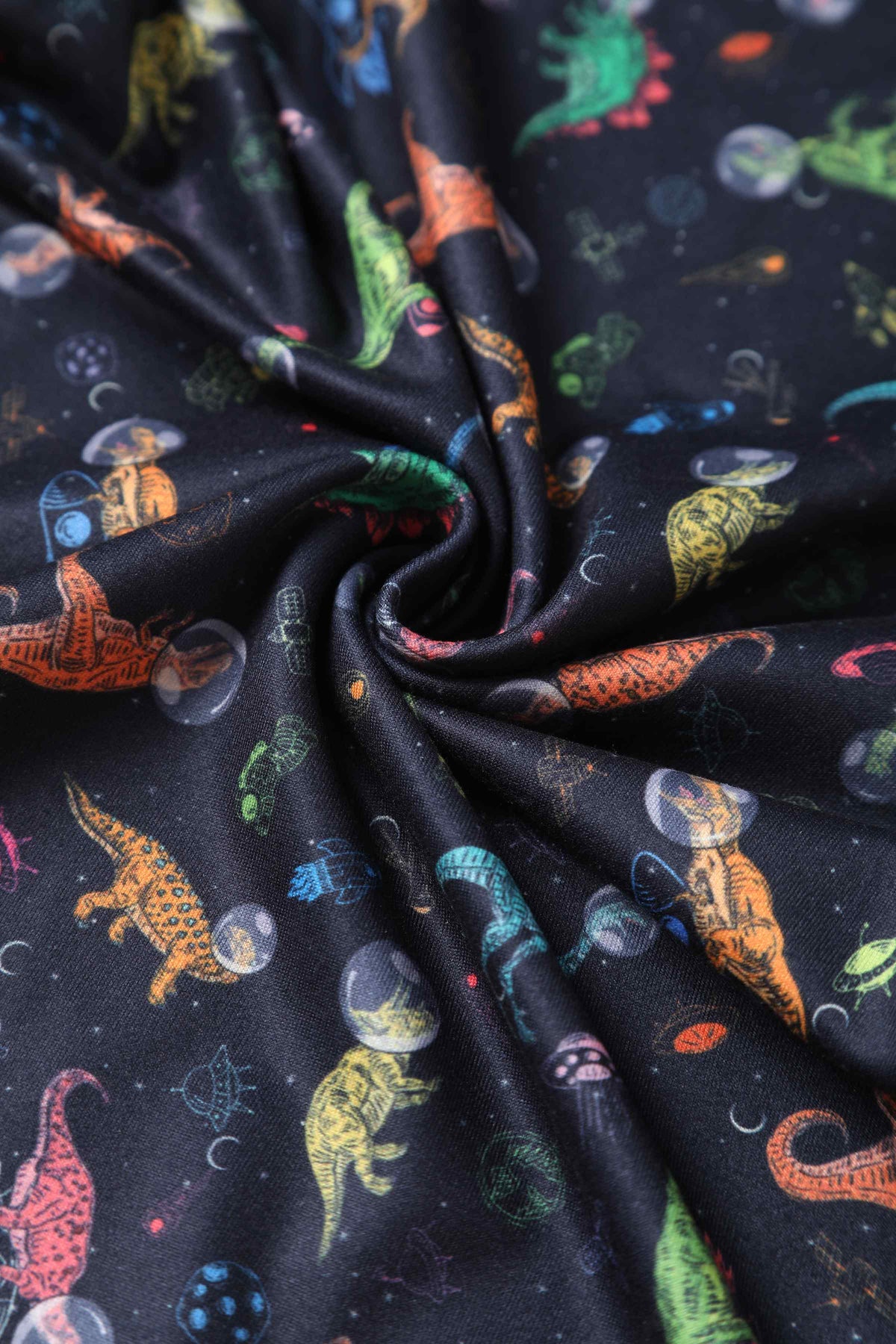 Esther Astronaut Dinosaur Jumpsuit In Navy Blue