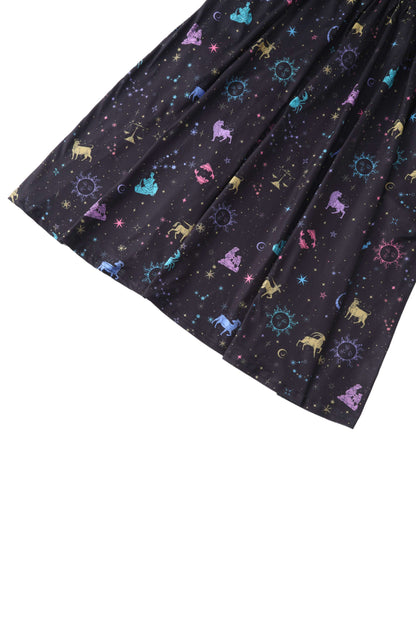Billie Sparkly Horoscope Black Dress