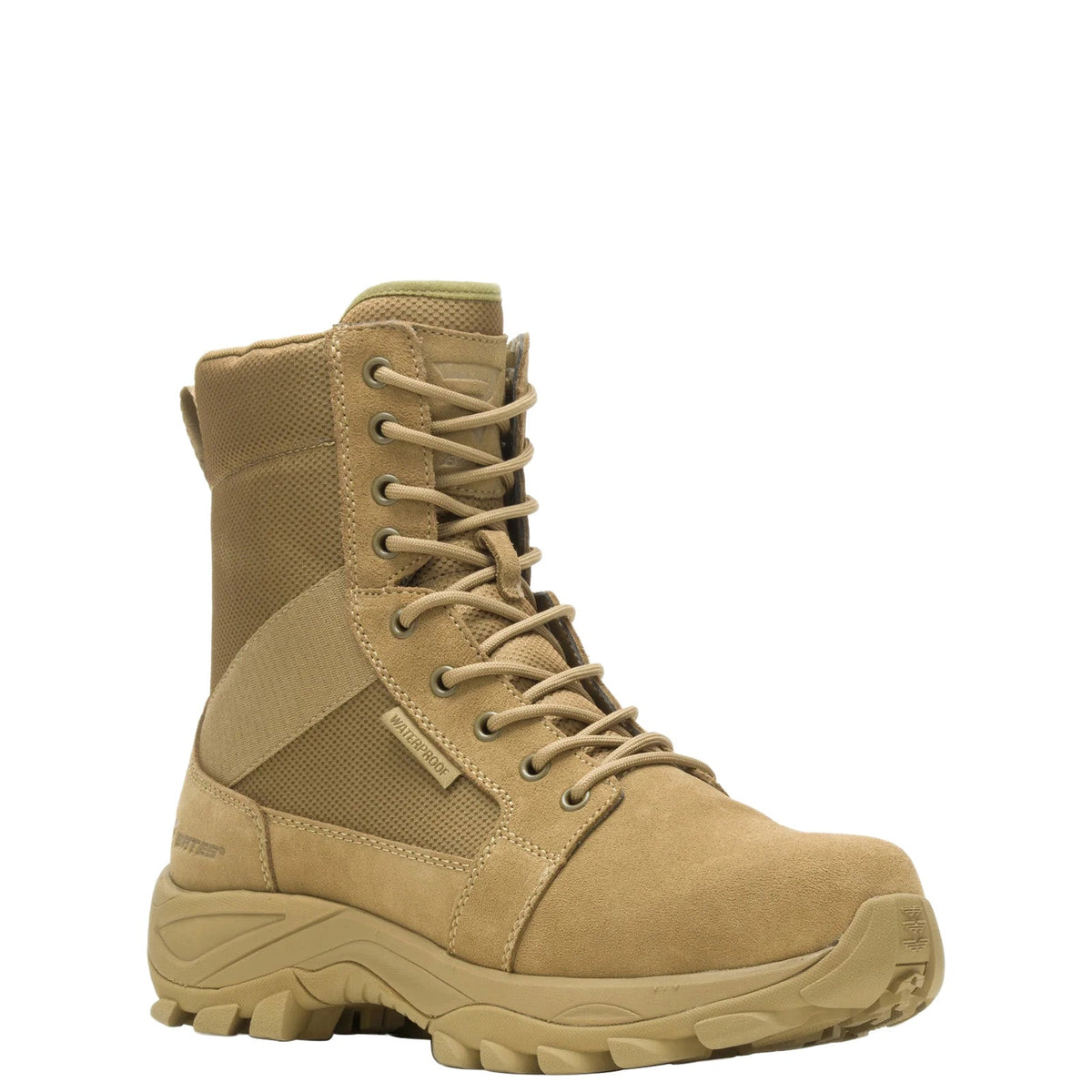 Bates Fuse Side Zip Waterproof E06509 Mens Brown Leather Tactical Boots