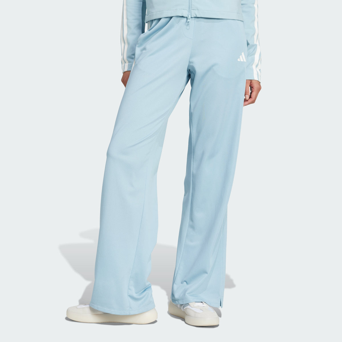 Women's adidas Tiro Cut 3-Stripes Mesh Wide-Leg Pants