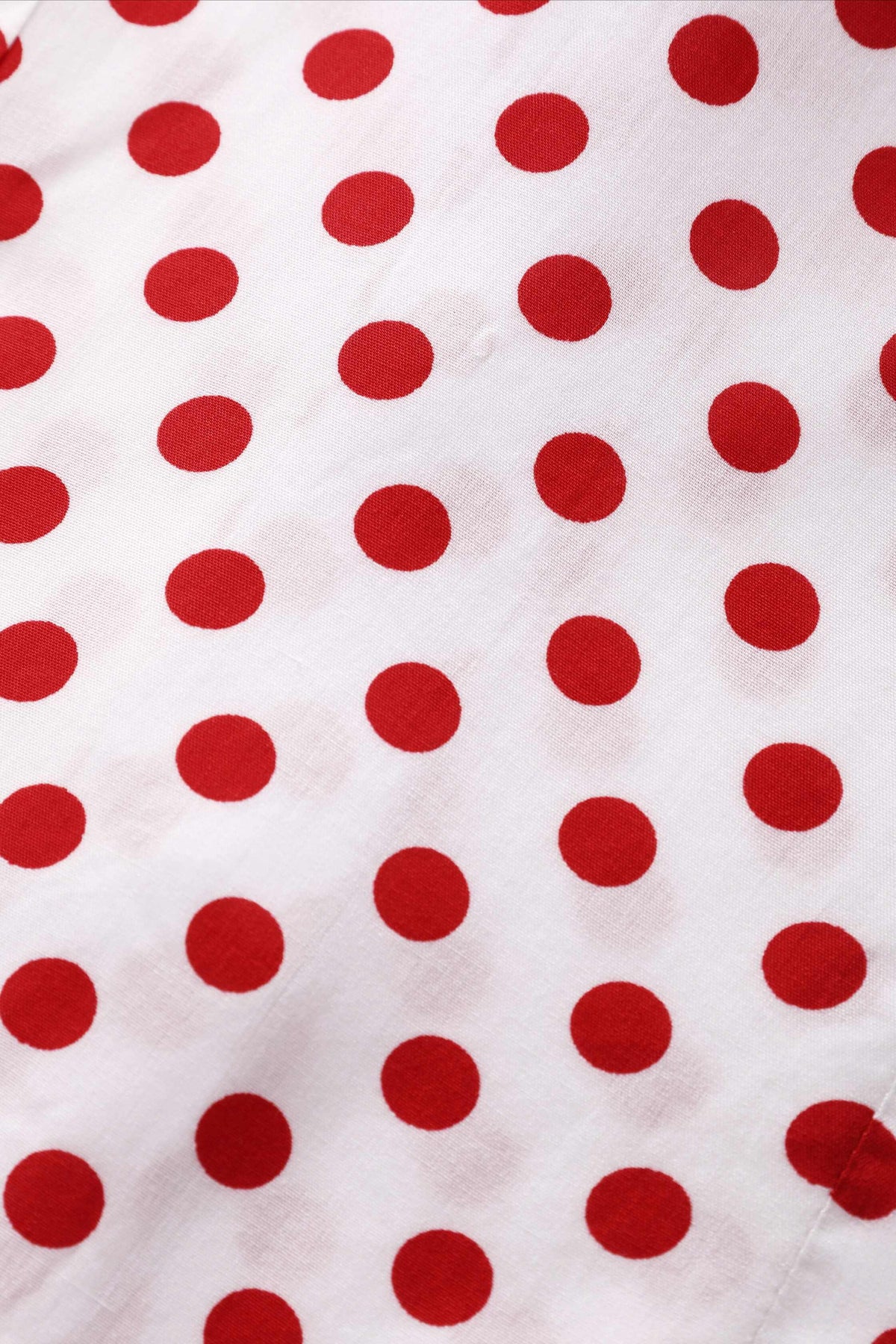 Margaret Red Polka Dot Long Sleeved Blouse