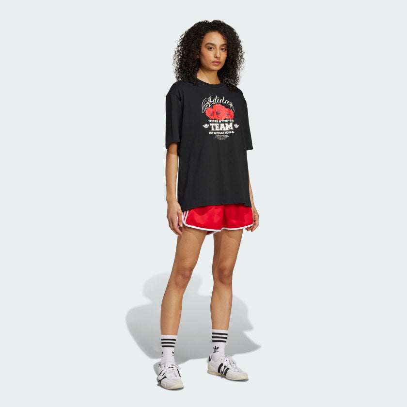 Women's adidas Trefoil Series Flower Loose Tee