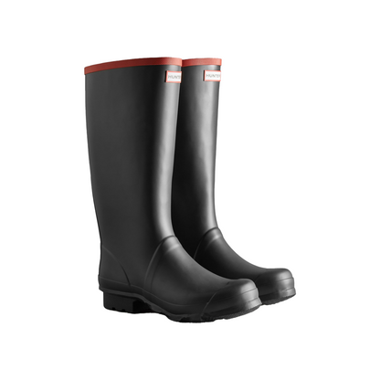 Hunter Argyll Full Knee Unisex Wellington - Black