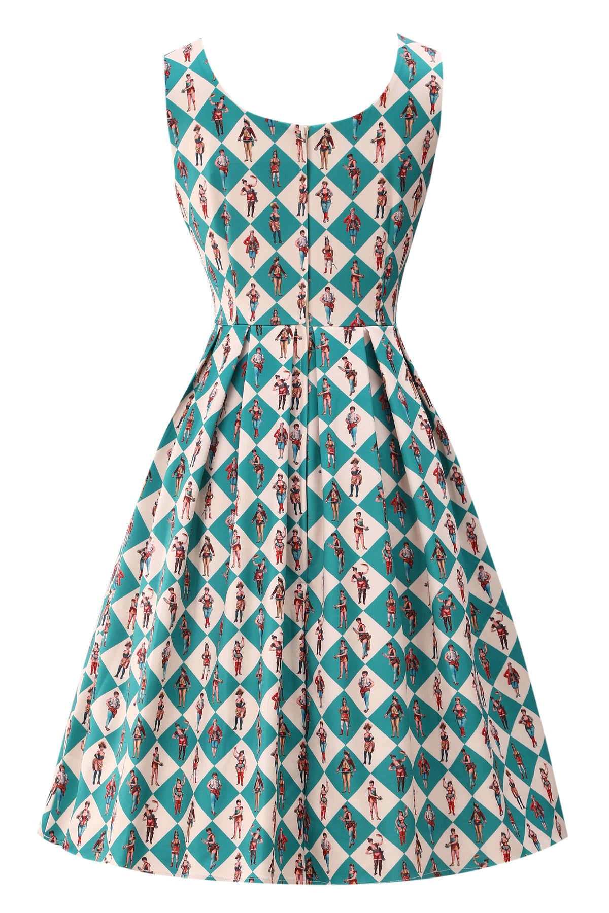 Amanda Green Vintage Circus Swing Dress