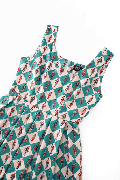 Amanda Green Vintage Circus Swing Dress