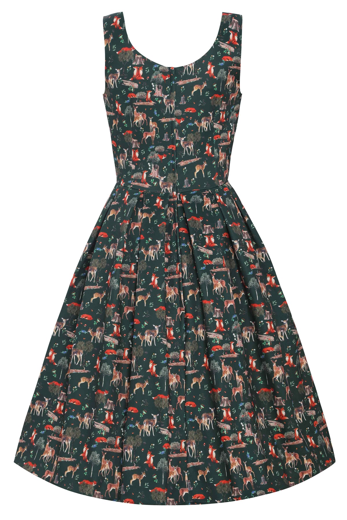 Amanda Green Woodland Fox & Deer Dress