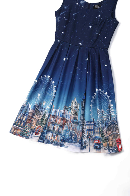Amanda London Winter Swing Dress