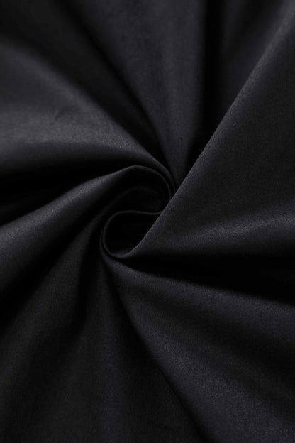 Maisie Black Full Circle Midi Skirt