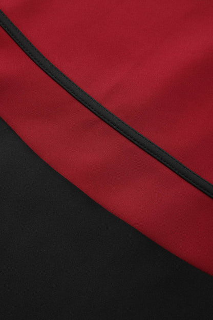 Maria Burgundy Circle Dress