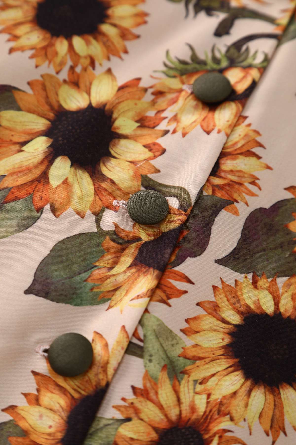 Mollie Sunflower Full Circle Shirt Dress