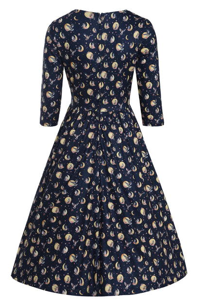 Billie Navy Blue Night Owl Dress
