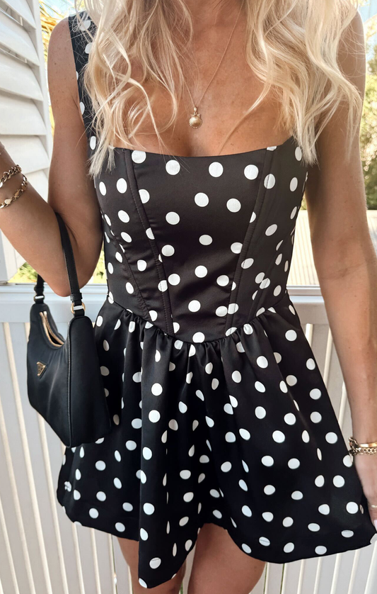 Nina Skort Dress ~ Polka Dot