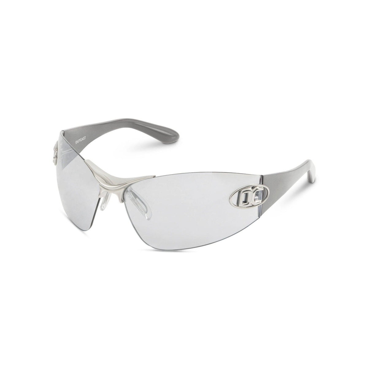 Signature Frameless Sunglasses Silver