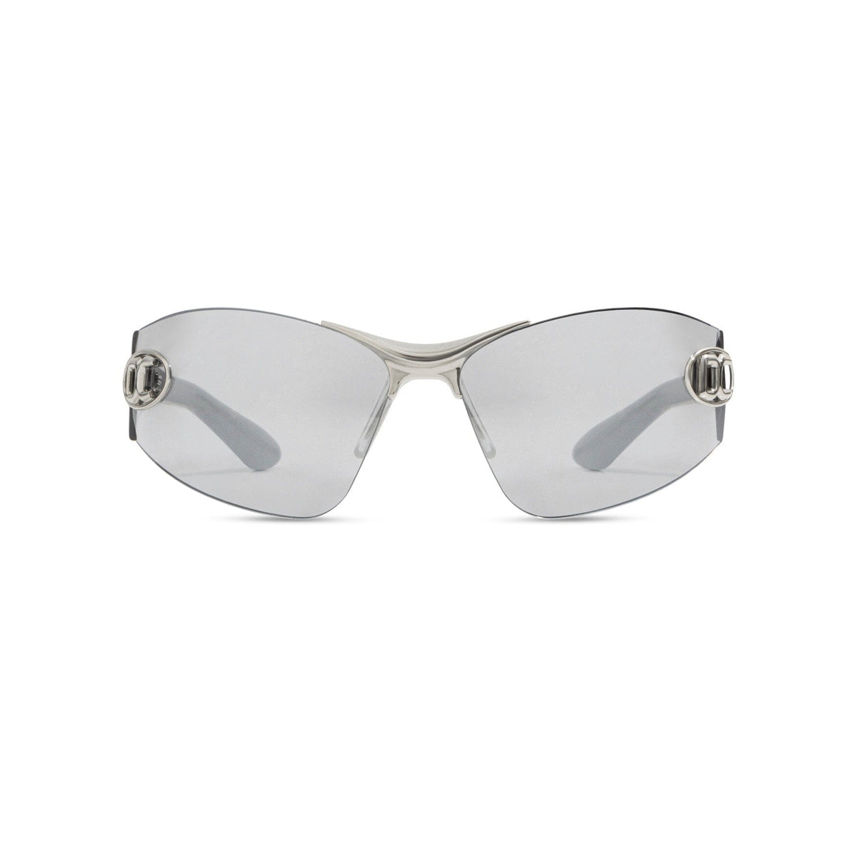 Signature Frameless Sunglasses Silver