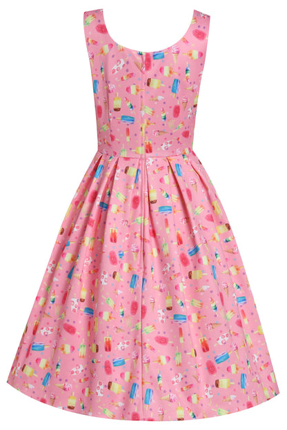 Amanda Pink Ice Lolly Swing Dress