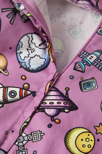Melissa Purple UFOs Strapless Dress