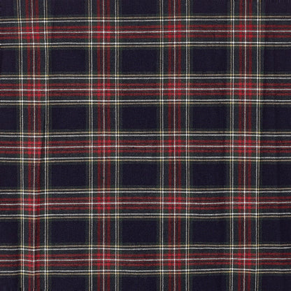 Annie Retro Check Swing Dress in Dark Blue & Red