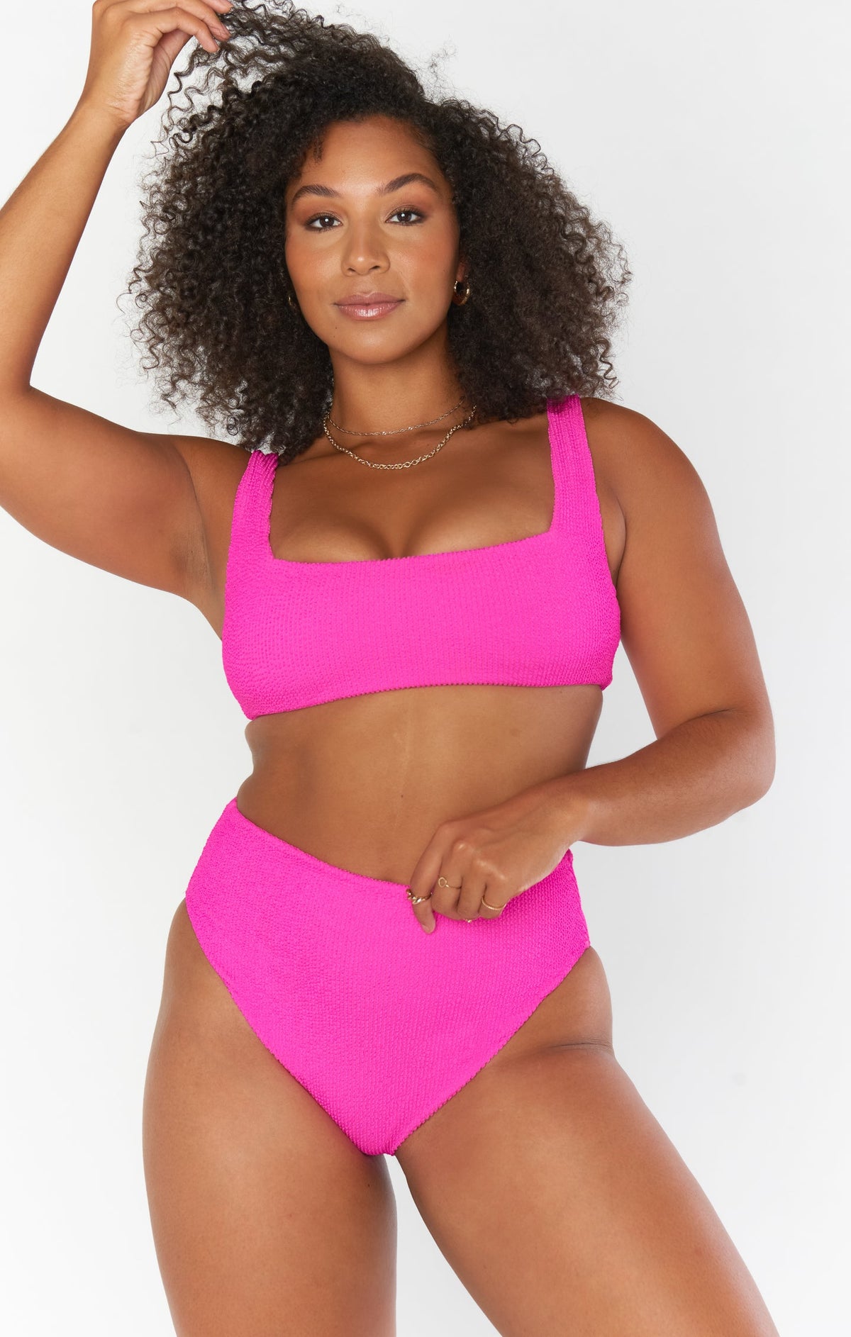 Sail Bottom ~ Hot Pink Scrunch