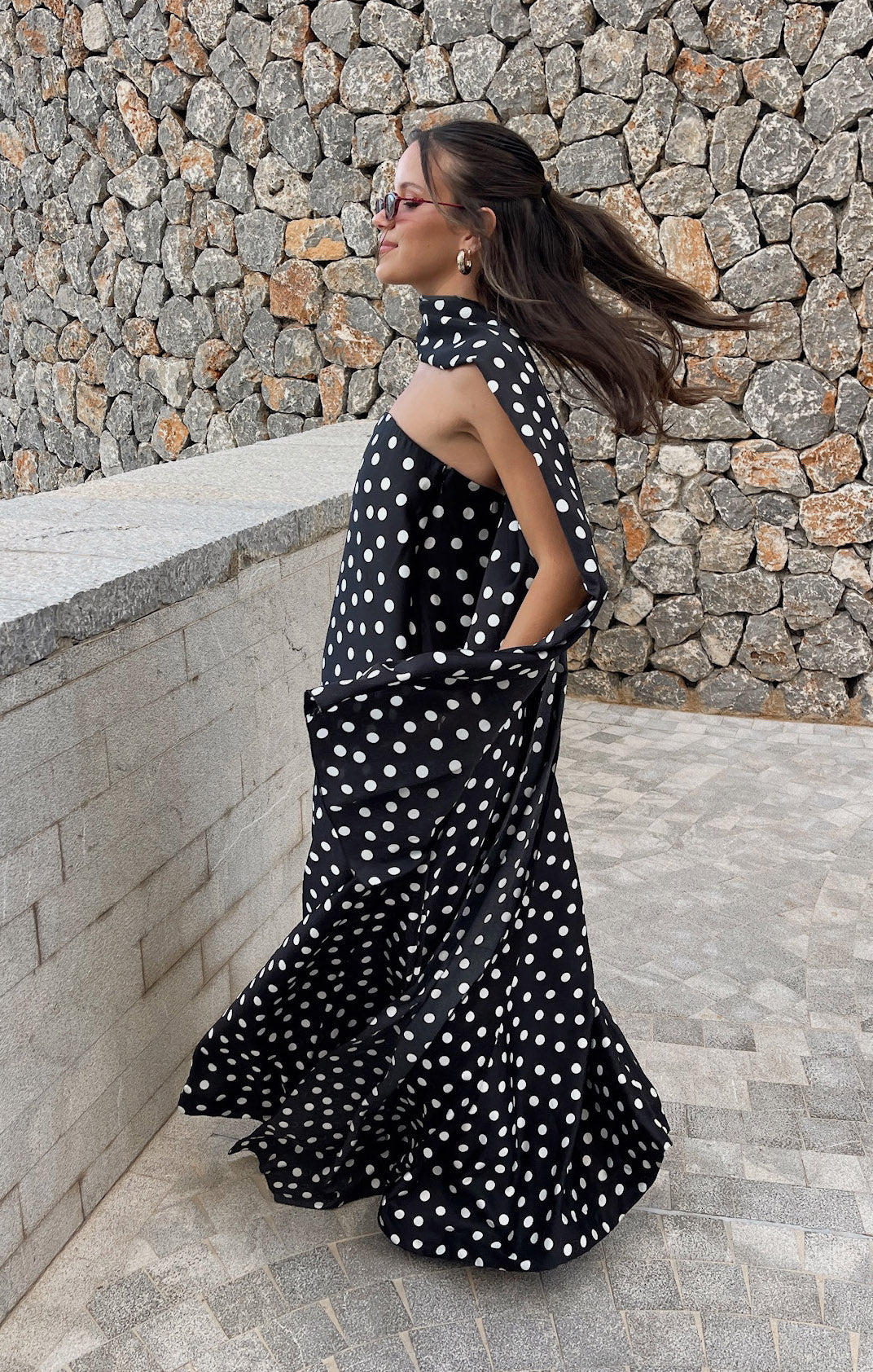 Tinsley Tube Dress ~ Polka Dot