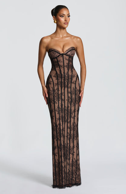 Sian Maxi Dress - Black