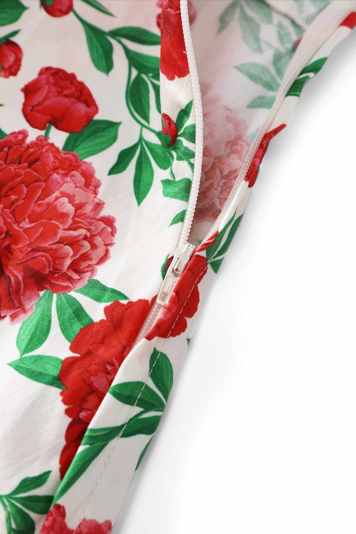Mabel Vintage Rose Midi Shirt Dress