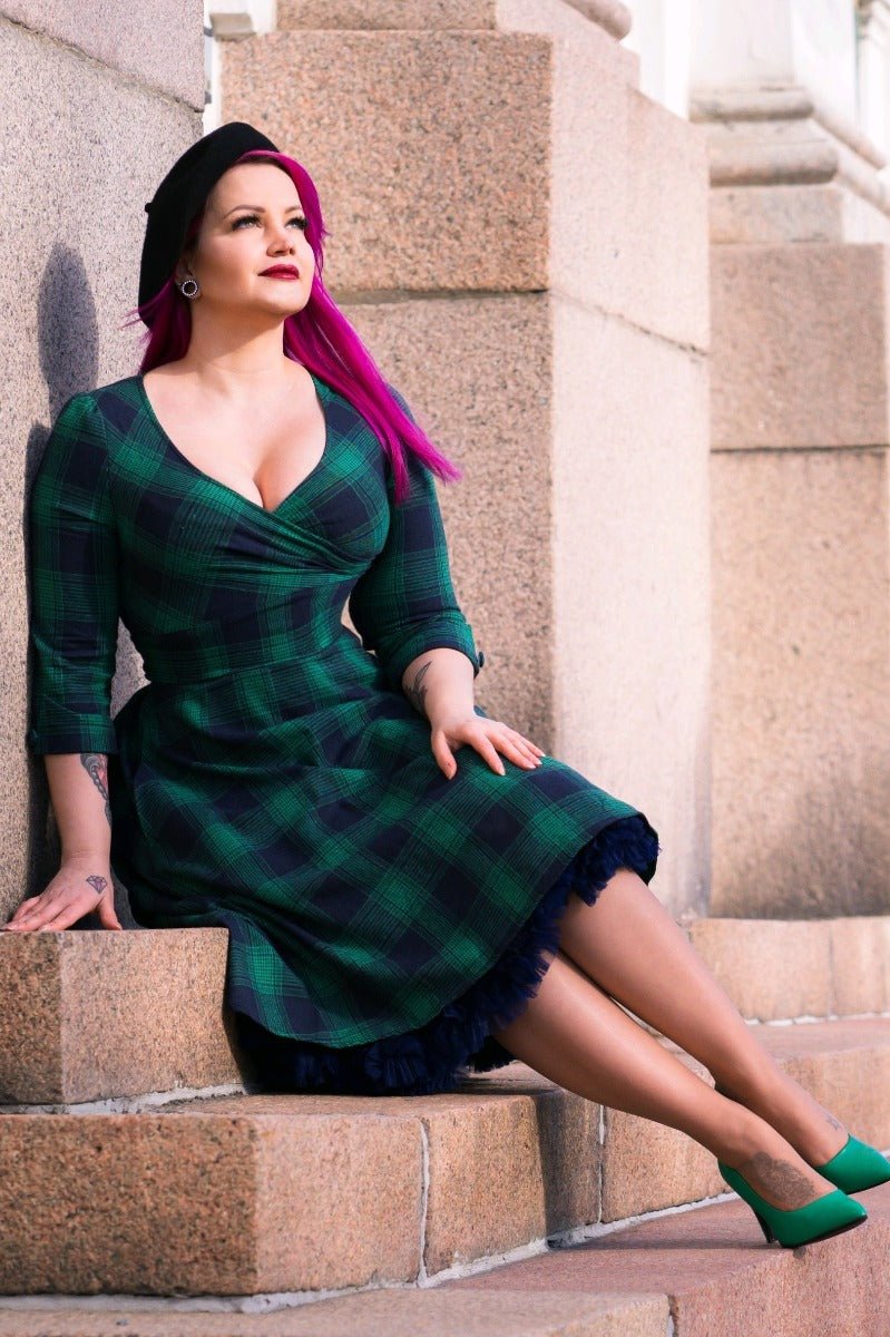 Katherine Green Tartan Swing Dress