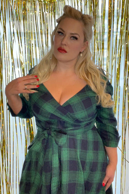 Katherine Green Tartan Swing Dress