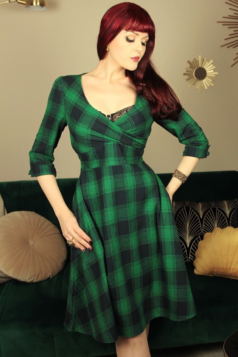 Katherine Green Tartan Swing Dress